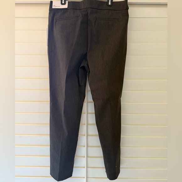 Elegant Dark Gray Women’s Straight Leg Dress Pants - Picture 4 of 6